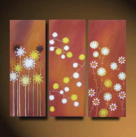 Dafen Oil Painting on canvas flower -set526